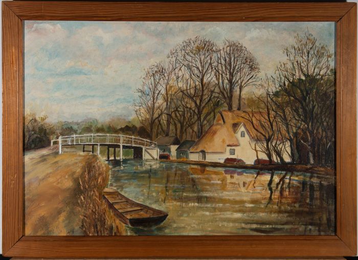 Frank Wright - 20th Century Oil, Flatford, Essex