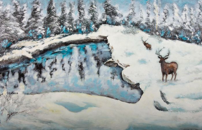 N.V. Taylor - 1983 Oil, Canadian Memory