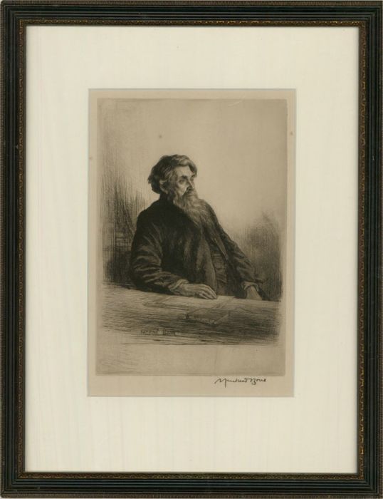 Sir Muirhead Bone (1876-1953) - 1927 Etching, Rev. Dr. Herbert Armitage James