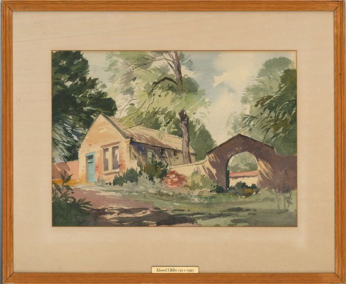 Edward Billin (1911-1995) - Mid 20th Century Watercolour, Sunlit Lane