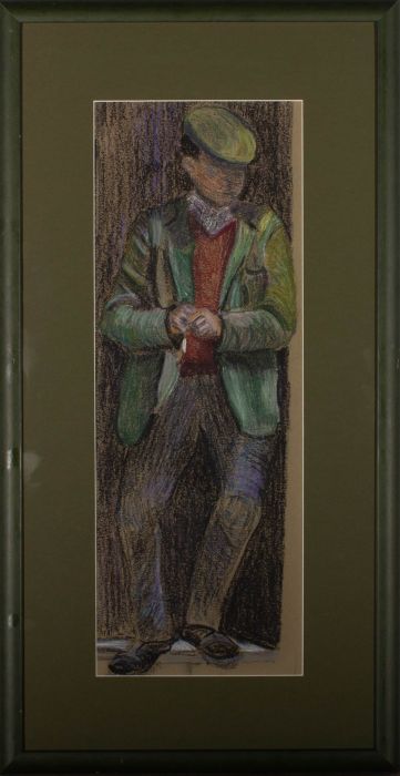 Mid 20th Century Pastel - Man in a Flat Cap