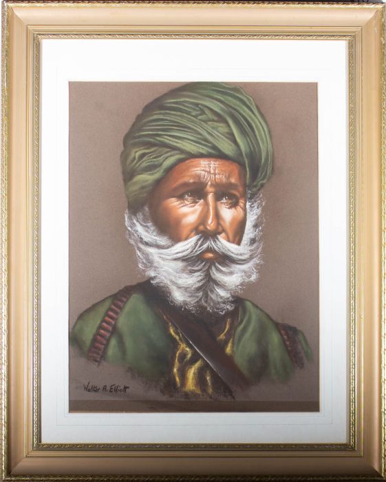 Walter A. Elloitt - Contemporary Pastel, The Warrior