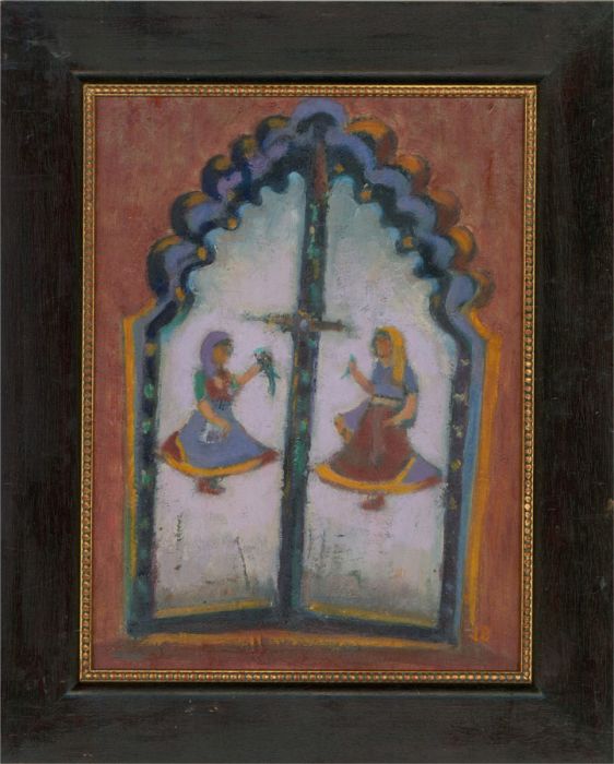 Jean Brown - 20th Century Oil, Indian Image IV
