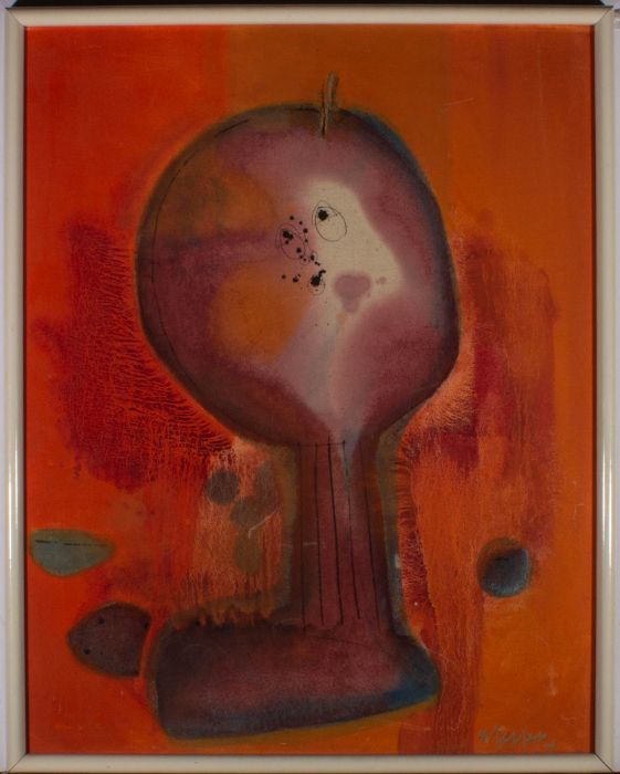 2008 Acrylic - Big Head, Tiny Face