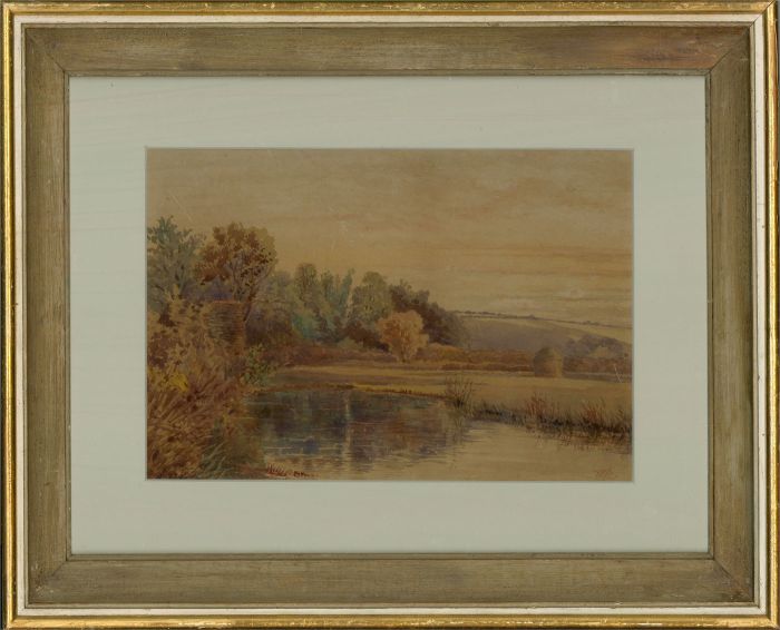 Early 20th Century Watercolour - Tranquil Pond