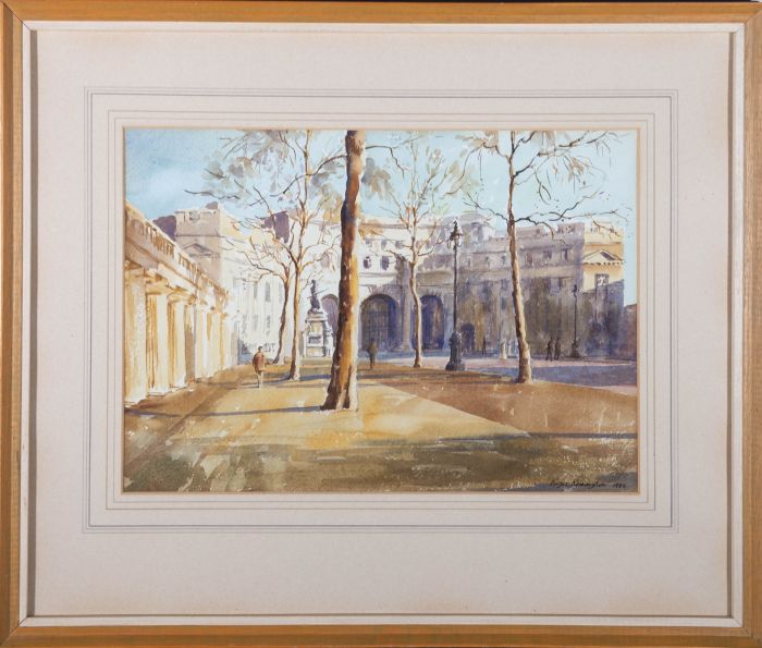 Roger Remington - 1983 Watercolour, Admiralty Arch, Morning