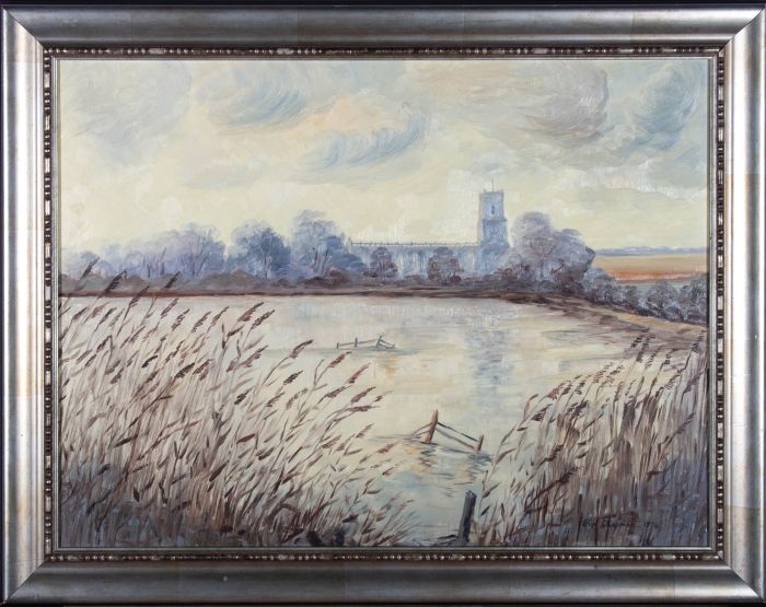 Eva Chapman - 1976 Oil, Flooded Fields