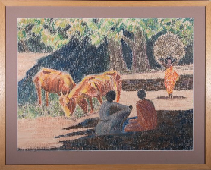 20th Century Pastel - A Day's Work
