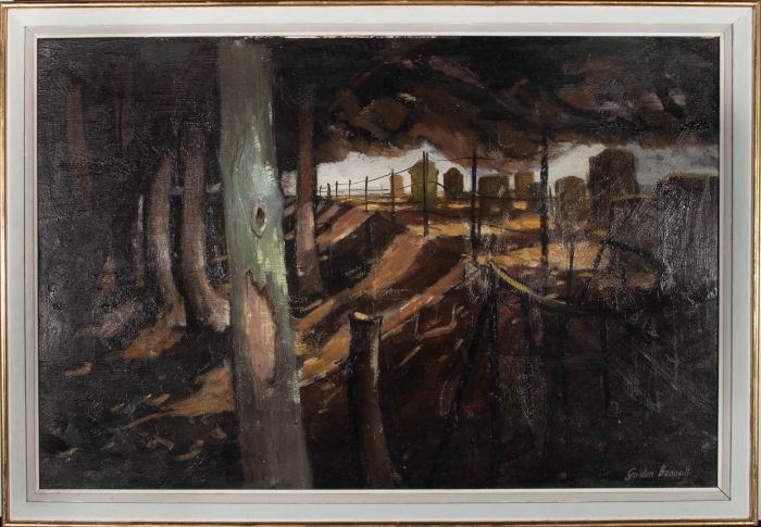 Gordon Bennett  - Contemporary Oil, The Graveyard