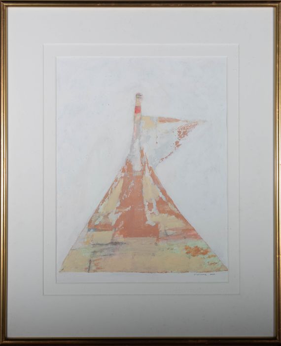 Colin Melbourne (1928-2009) - 2000 Acrylic, Divided Waters