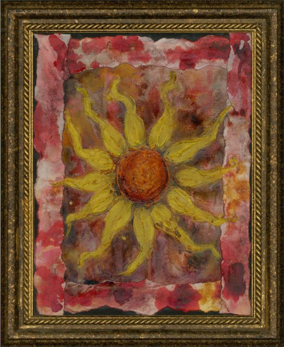 Contemporary Mixed Media - Sunflower