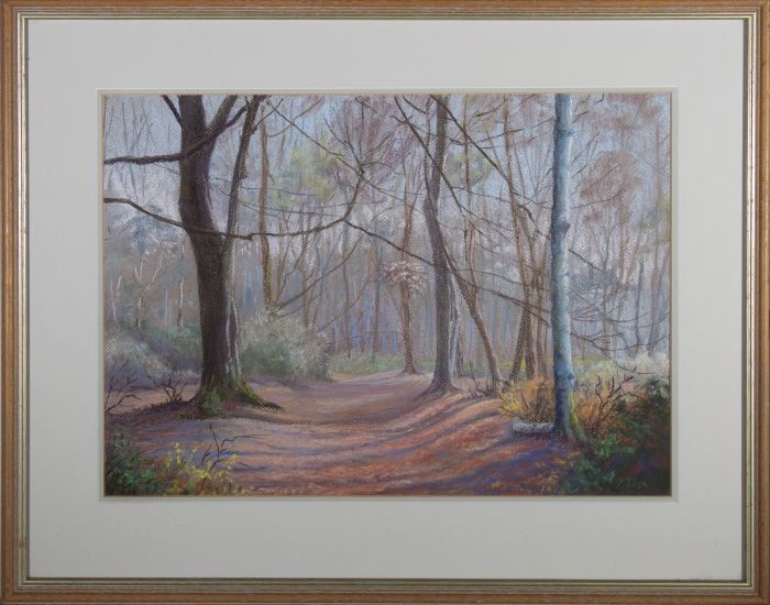 Pam Page  - 20th Century Pastel, Woodland Scene