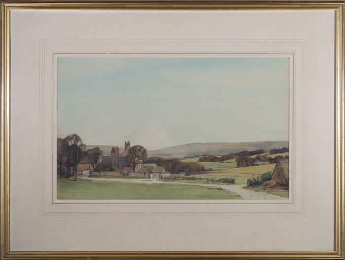 Edgar Thomas Holding RWS (1870-1952) - Early 20thC Watercolour, Little Bignor