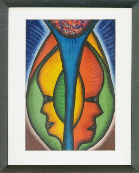 1994 Mixed Media - Two Heads