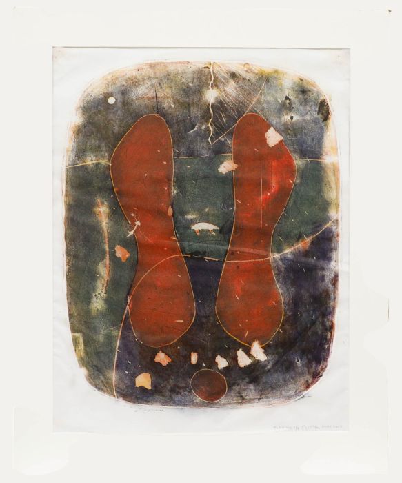 Matt Hilton (b.1948) - 2012 Linoprint, Tabla I