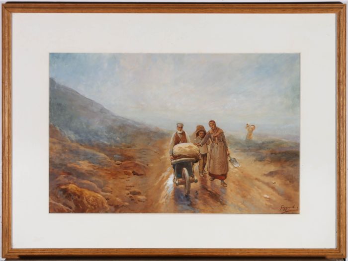 James W. Gozzard (1862-1926) - Signed Late 19th Century Watercolour, A Misty Day