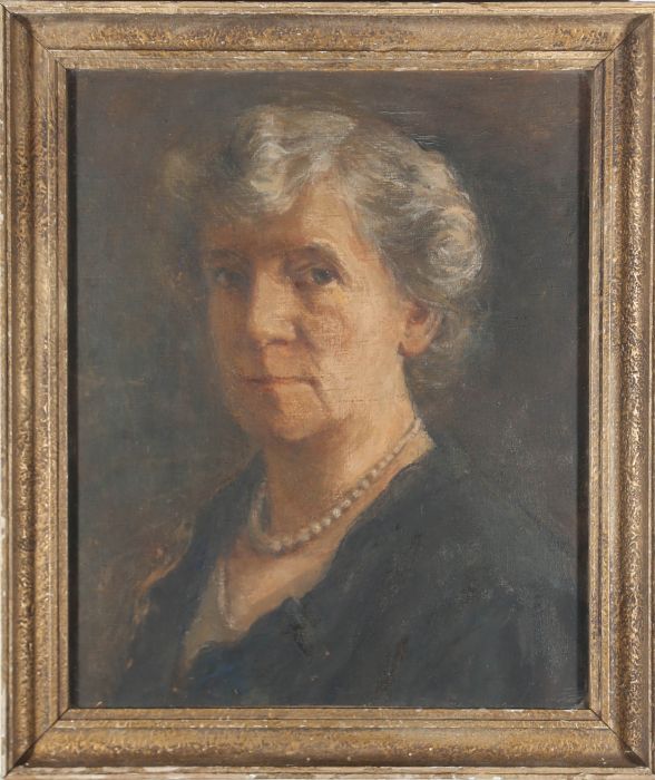 Early 20th Century Oil - A Worldly Woman