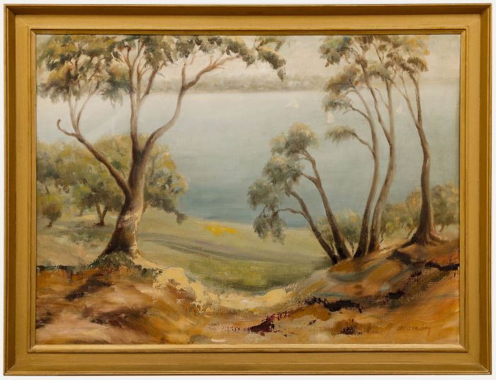 Doreen King  - Australian School Mid 20th Century Oil, Peppermint Grove