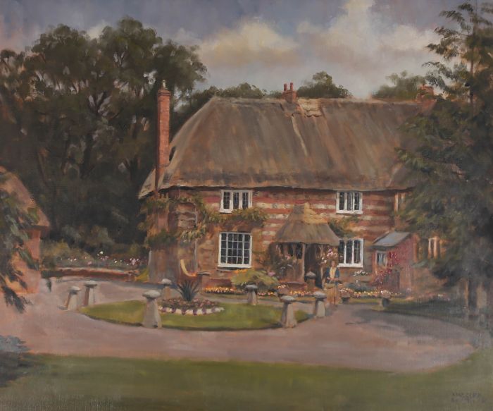 Kingsley Sutton FRSA (1907-1976) - 1968 Oil, House Proud