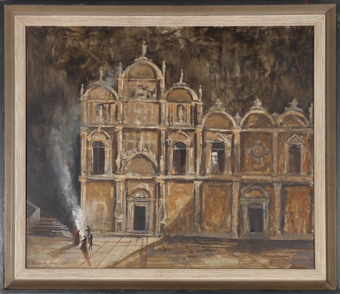 Deborah Jones (b.1922) - Framed Oil, Scuola Grande di San Marco, Venice, Italy