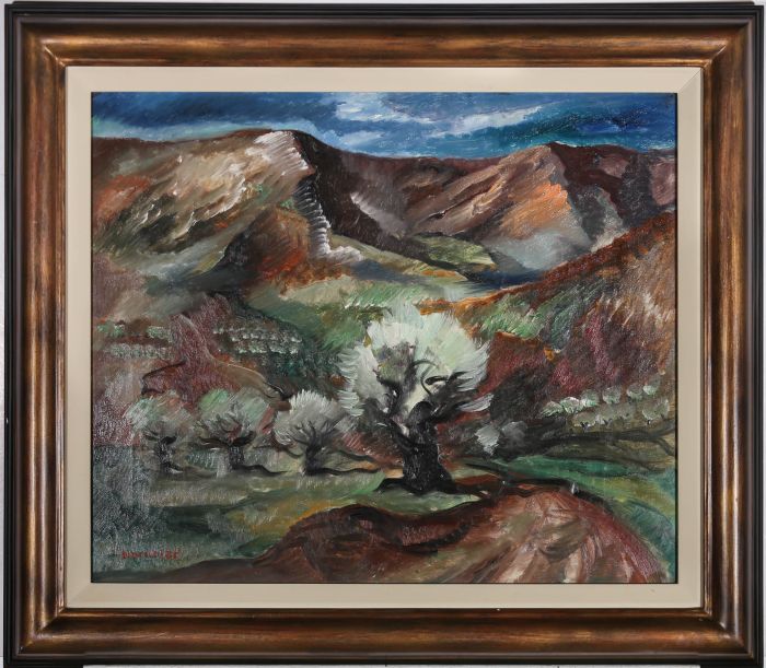 Noreibiar - Scandinavian School  1930 Oil, Norwegian Landscape