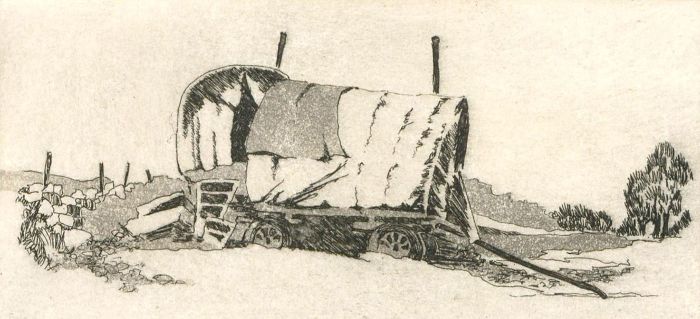 Wendy Trinder (1942-2020) - Contemporary Etching, Travellers