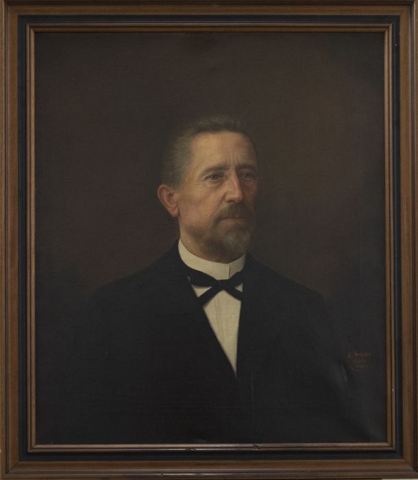 Albert Sticht - Early 20th Century Oil, A Gentleman From Köln