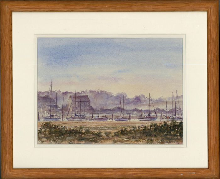 John Foster - Mid 20th Century Watercolour, River Yar Isle of White