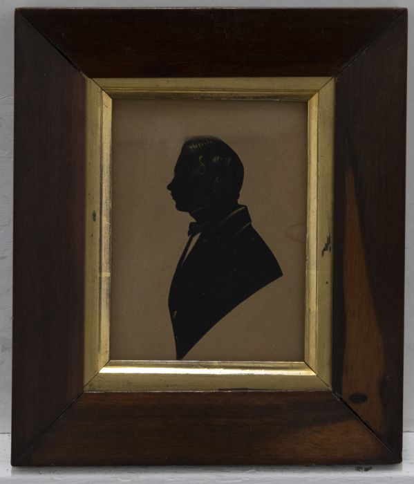 1873 India Ink - Victorian Silhouette