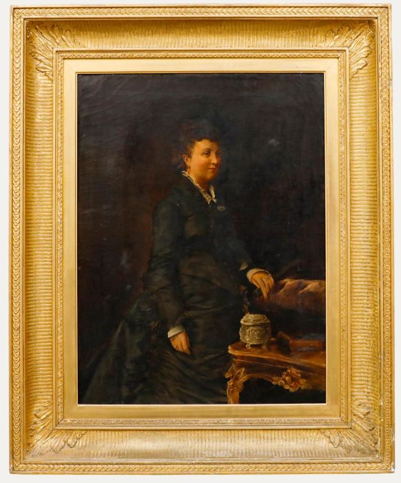 Late 19th Century Oil - Lady of The House