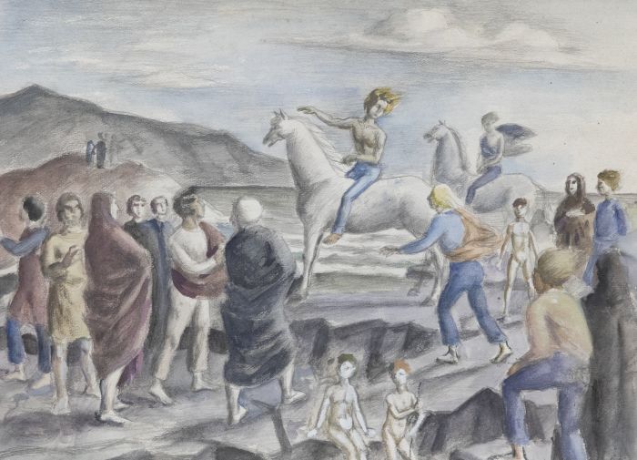 Helen Steinthal (1911-1991) - 20th Century Watercolour, The Warning