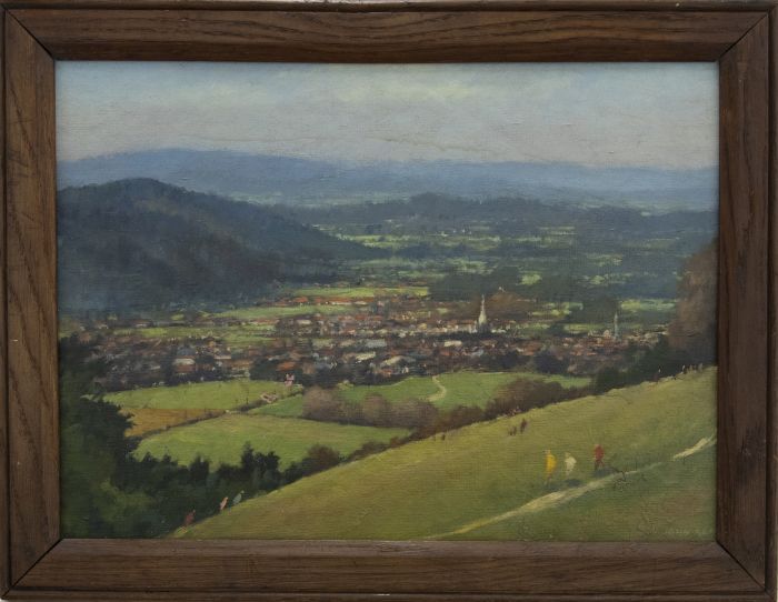 John Reay (1947-2011) - 20th Century Oil, View from Durham Edge