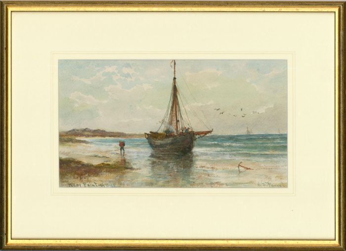 G.F. Parnell - Early 20th Century Watercolour, Near Point of Ayr