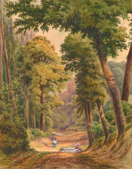 1870 Watercolour - Calvados