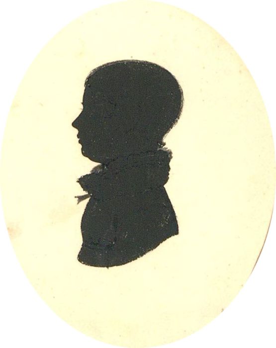 Early 19th Century Silhouette - A Young Girl