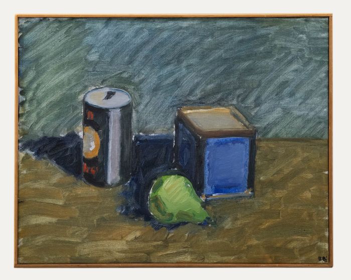 Bente Bjerregaard ​​(b.1932) - Framed Oil, Still Life with Beer Can