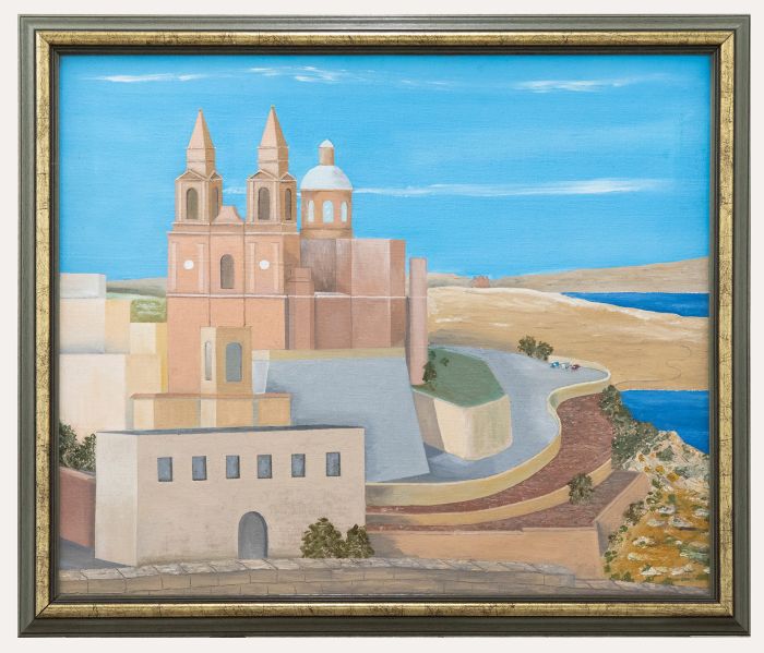 Contemporary Oil - Cathedral in the Dessert