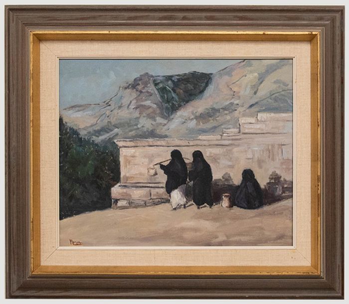 Magne Ohlqvist - Mid 20th Century Oil, Convent in the Mountains