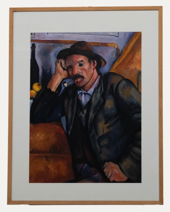 20th Century Oil - Man Smoking Pipe