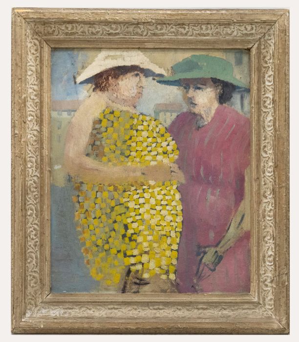 Mid 20th Century Oil - Gossips