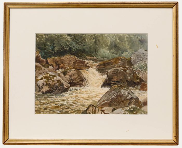 Harold Sutton Palmer RBA RI (1854-1933) - Framed Watercolour, White Water