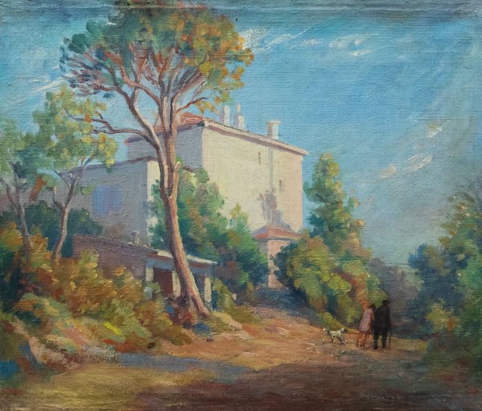 French School Mid 20th Century Oil