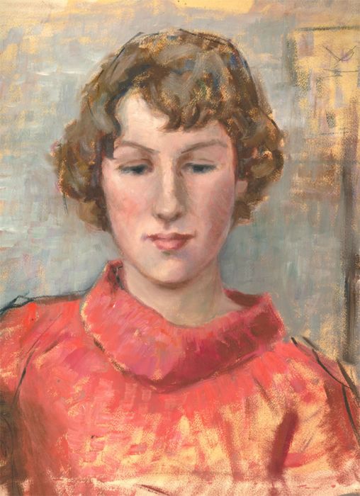   - 20th Century Oil, Woman in a Red Jumper