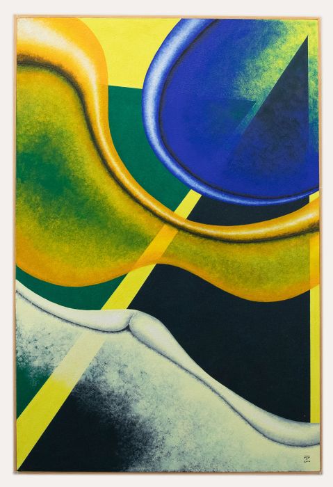Contemporary Acrylic - Rolling out the Landscape