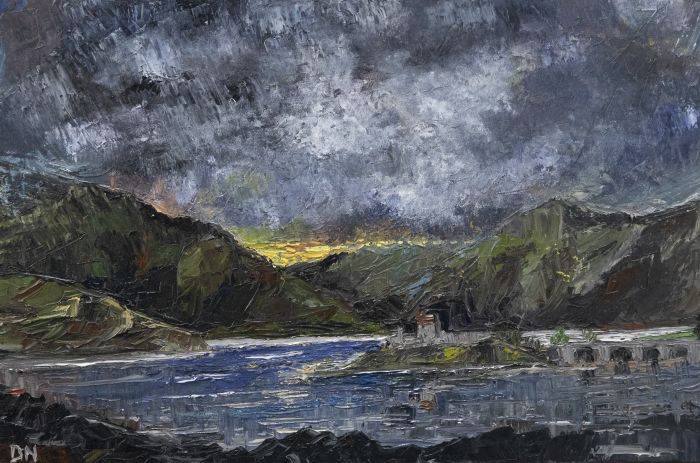 Daniel Nichols - Contemporary Oil, Eilean Donan