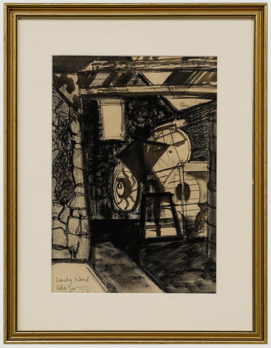 Celia Young - Mid 20th Century Mixed Media, Lundy Island
