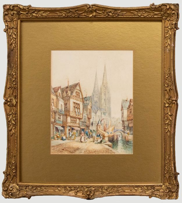 Henry T. Schafer (1854-1915) - Early 20th Century Watercolour, Chartres