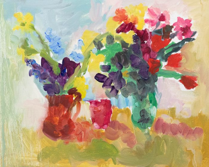 Annelise Firth (b.1961) - 2023 Oil, Spring Arrangements