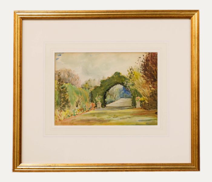 Alfred Henry Hart (1866-1953) - Framed Watercolour, The Garden Arch 