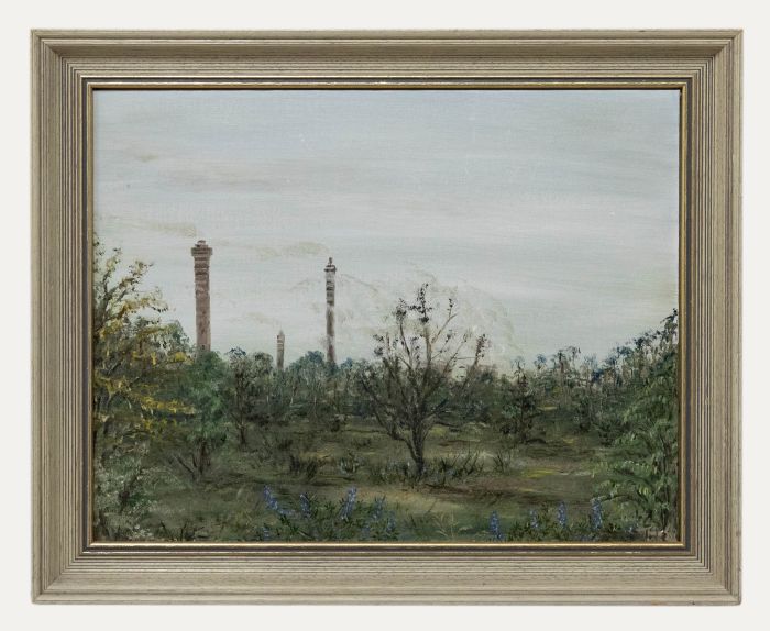 Theo E. - 1990 Oil, Orchard Near the Mine